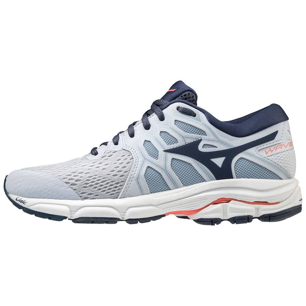 Damske Bezecke Topanky Mizuno Wave Equate 4 Indigo/Koralove Vypredaj SPFN06748